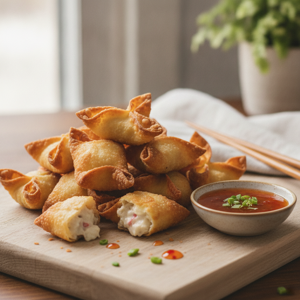 crab rangoon —  no people or no text