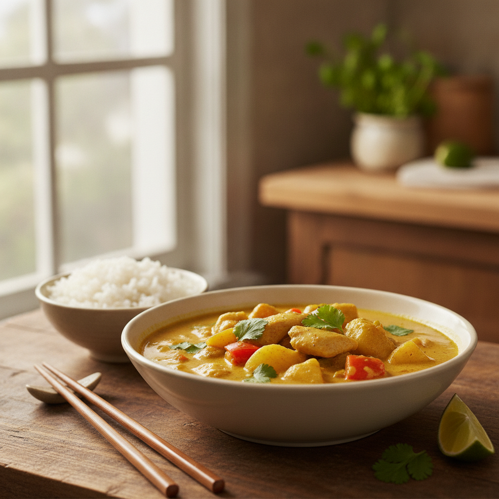 thai yellow curry —  no people or no text