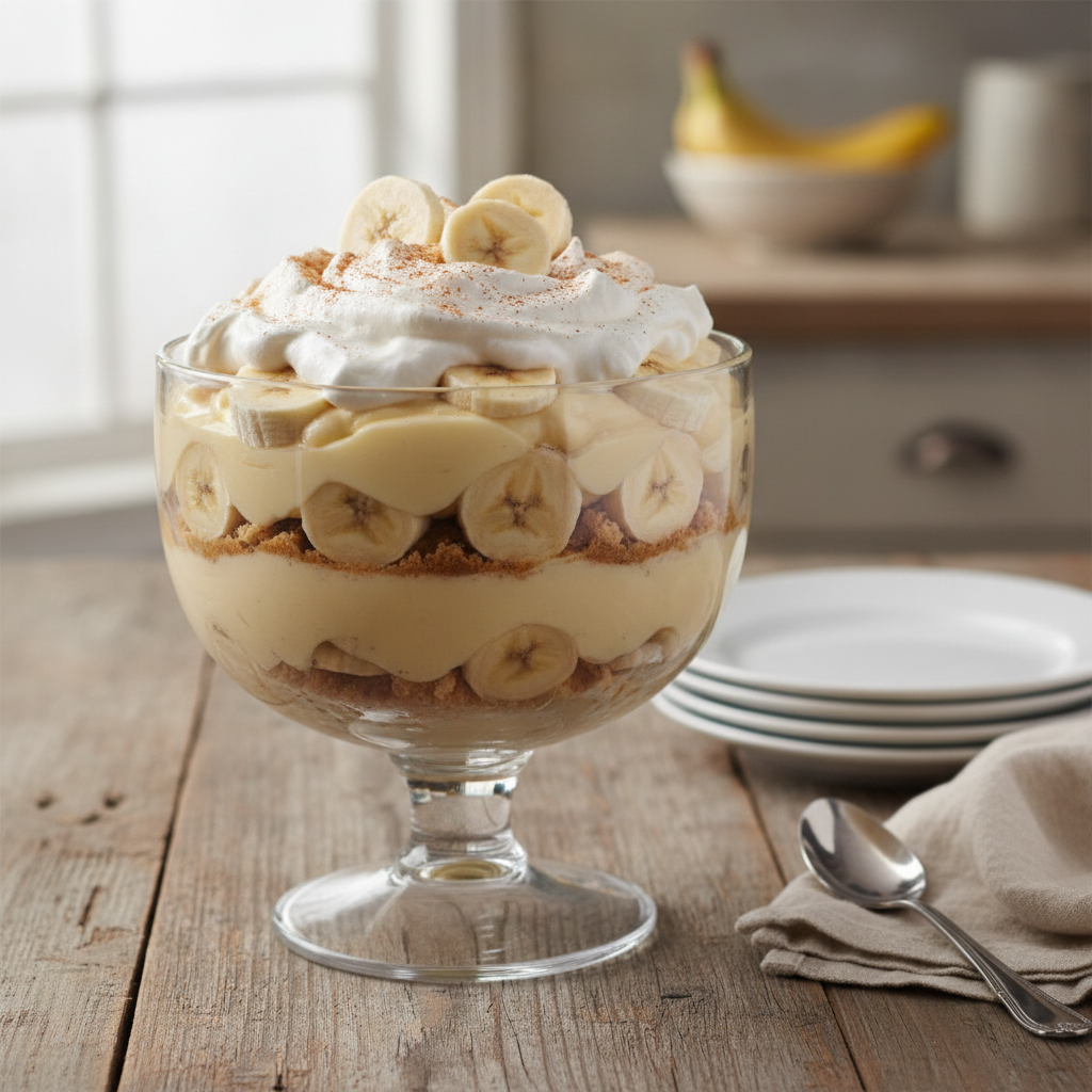 banana pudding —  no people or no text