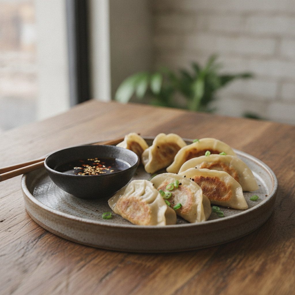 potstickers —  no people or no text